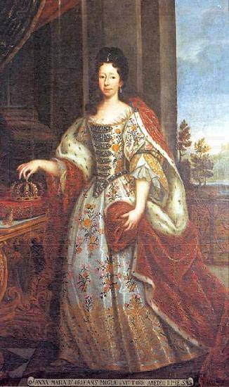 Portrait of Anne Marie d'Orleans (1669-1728), Queen of Sardinia, unknow artist